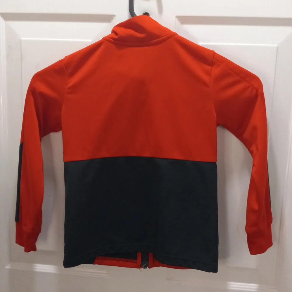 Nike Red & Black Zipper Front Jacket Size 5 Childs